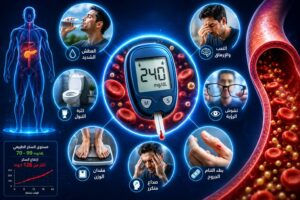أعراض ارتفاع السكر