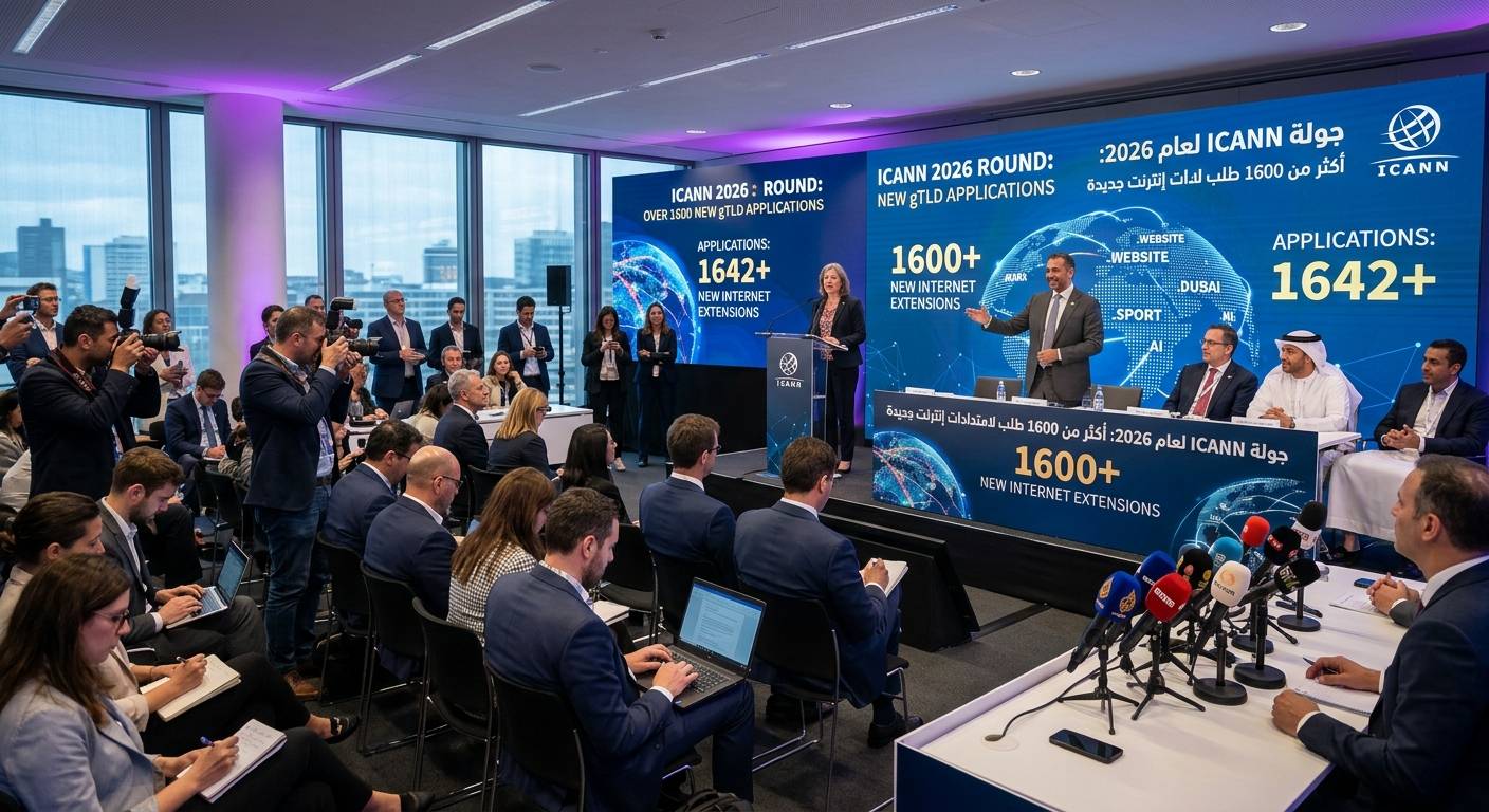 أكثر من 1600 طلب لامتدادات إنترنت جديدة في جولة ICANN لعام 2026